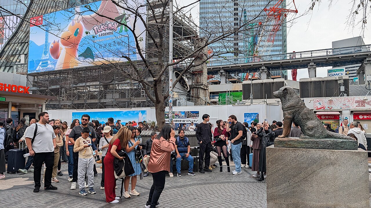 渋谷駅前の忠犬ハチ公像